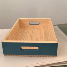 Load image into Gallery viewer, Handcrafted wooden tray
