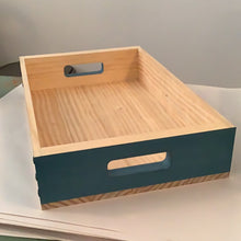 Load image into Gallery viewer, Handcrafted wooden tray
